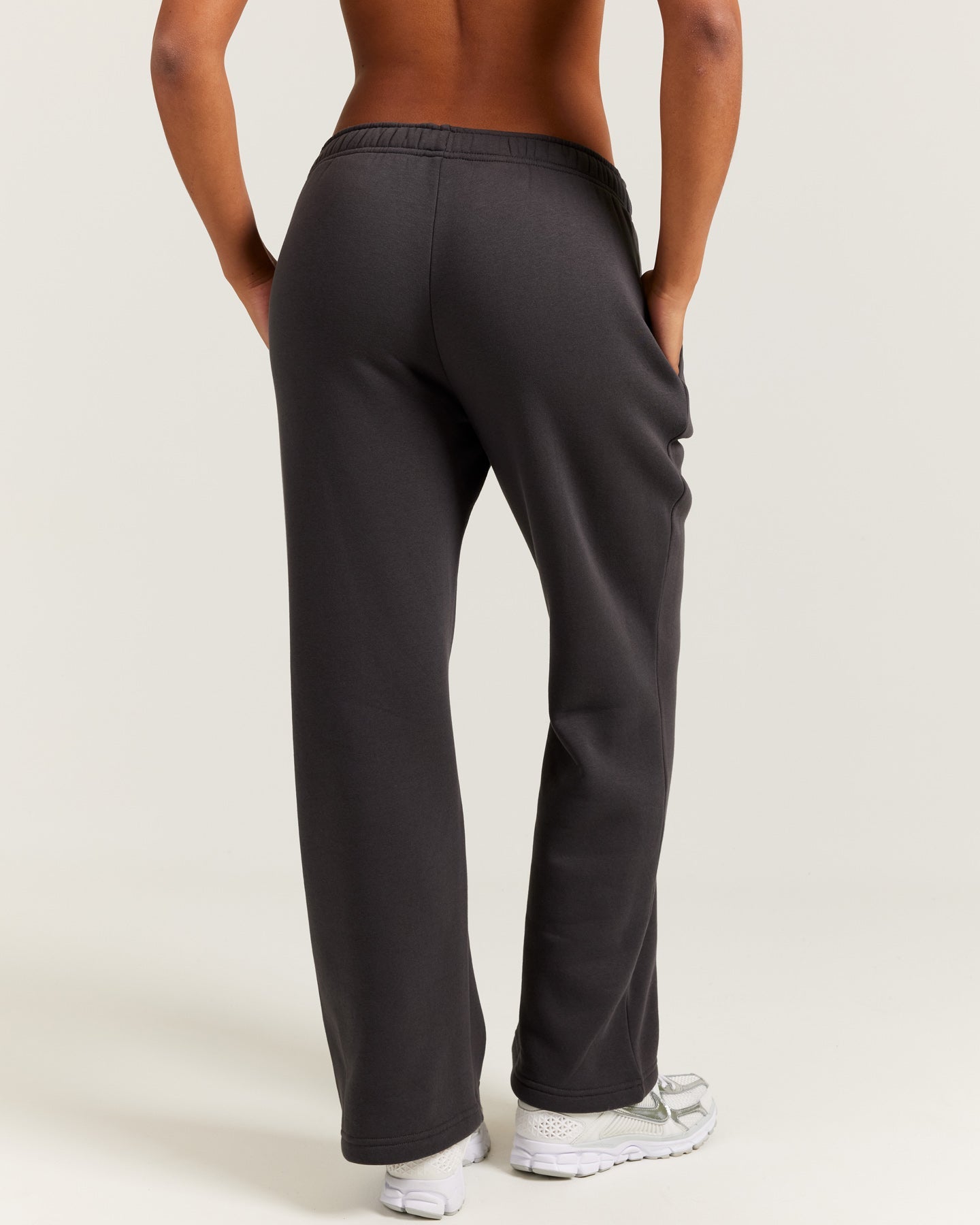 Omni Straight Leg Trackpants (Petite) - Charcoal