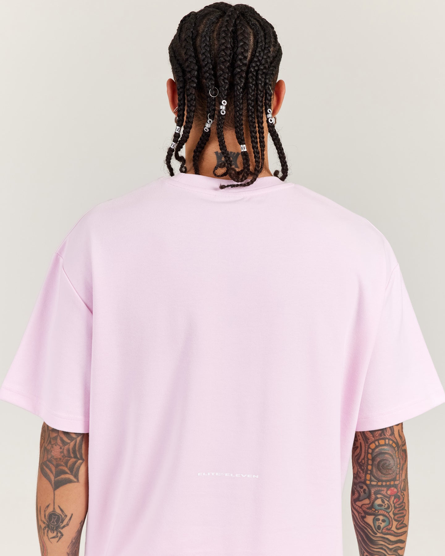 Arc Oversize Men's Tee - Soft Pink