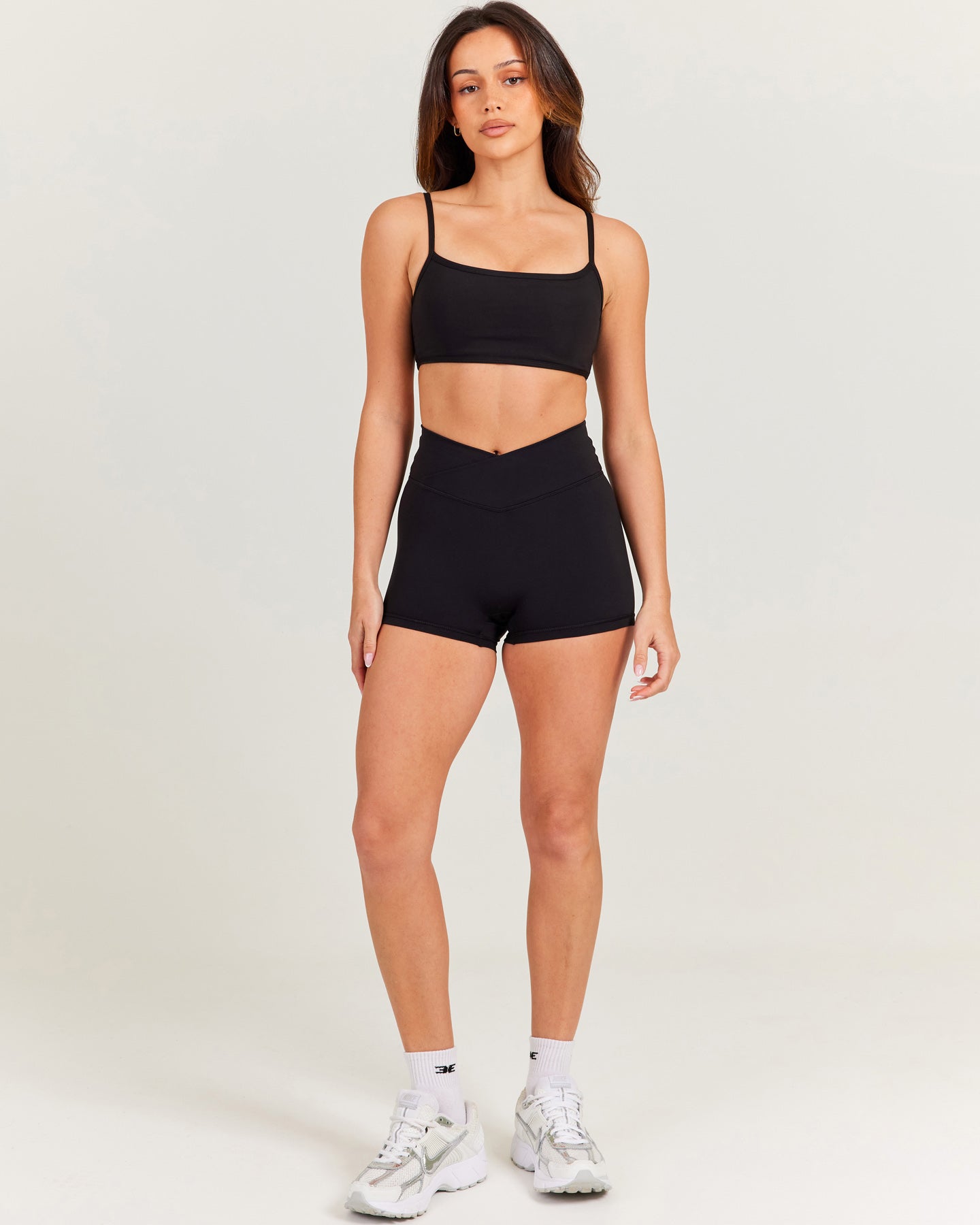 Aura Micro Cross Over Shorts - Black