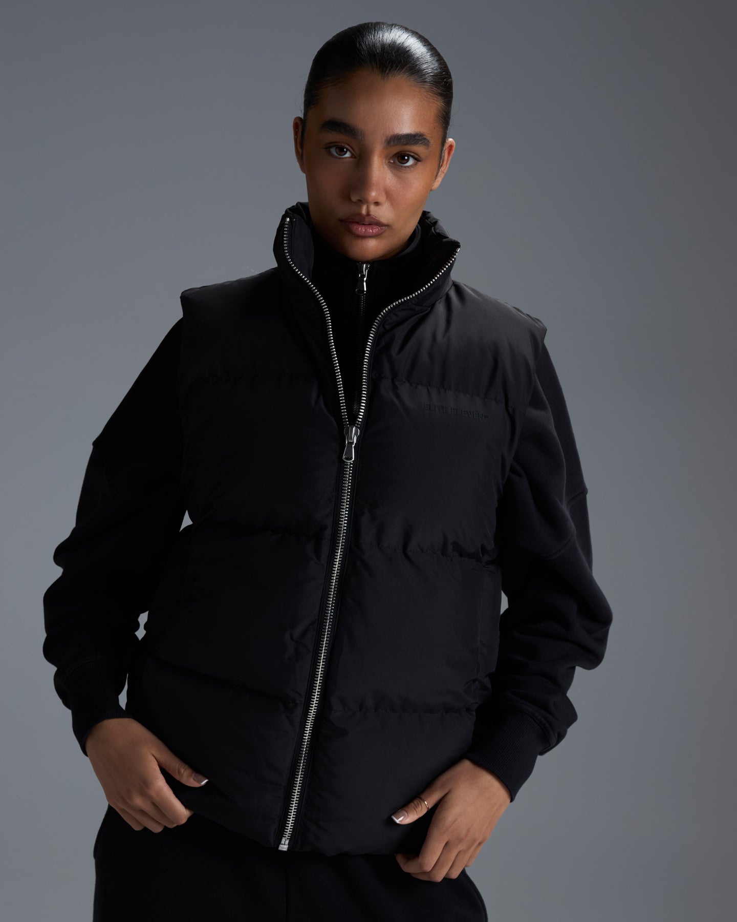 Premium Unisex Puffer Vest - Black