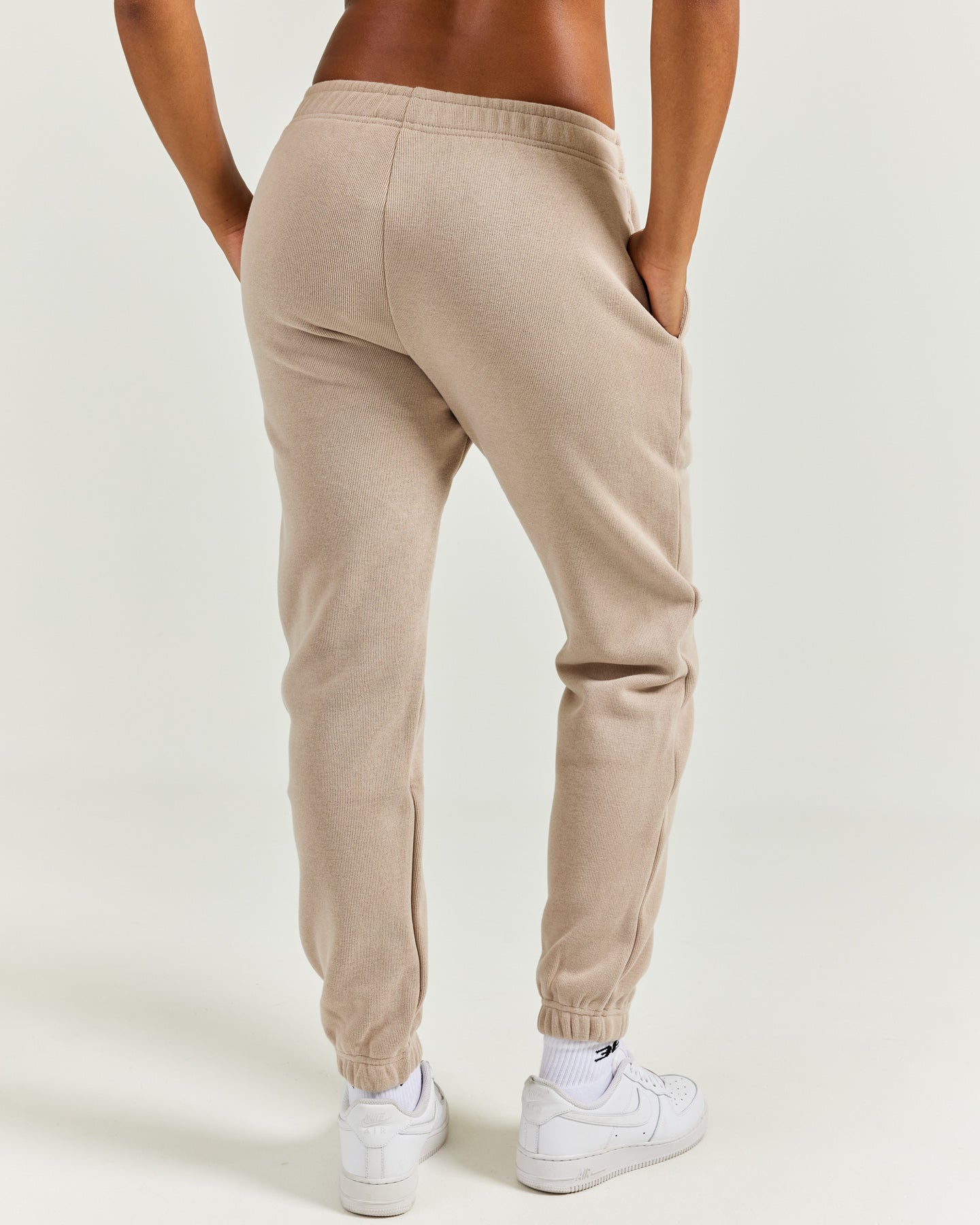 Heavy Weave Joggers - Taupe