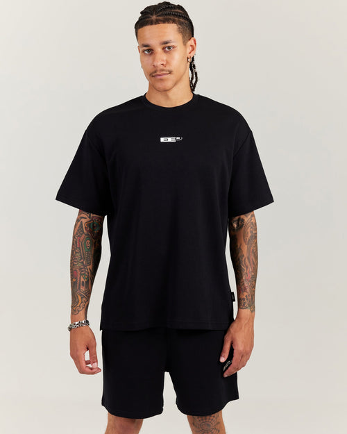 Arc Oversize Men's Tee - Black