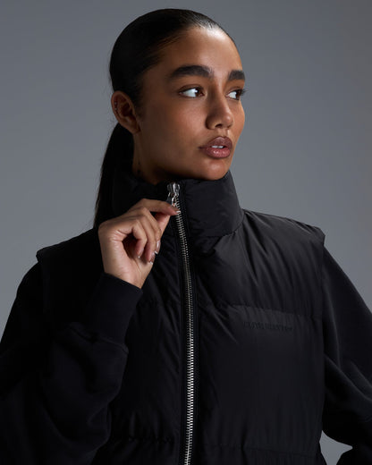 Premium Unisex Puffer Vest - Black