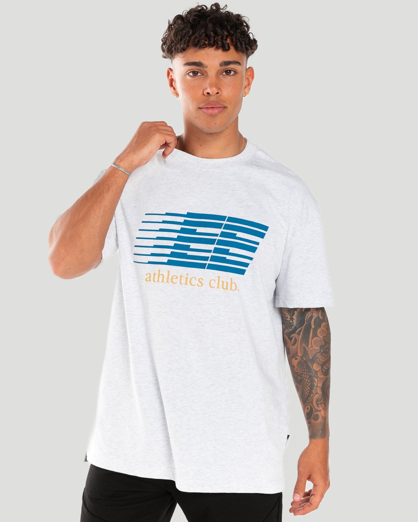 Athletics Club Tee - Polar Grey