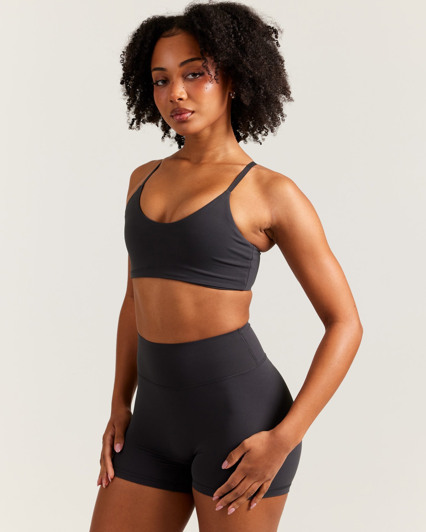 Airey Micro Bra - Charcoal