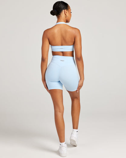 Invisible Scrunch Shorts - Blue