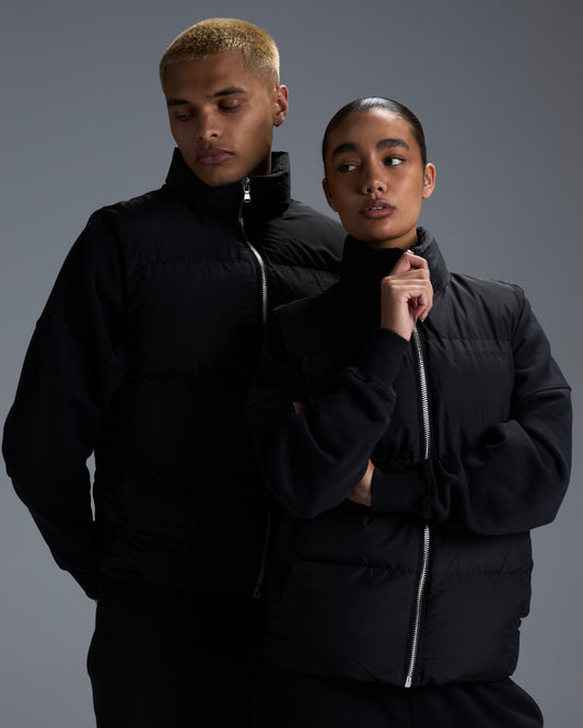 Premium Unisex Puffer Vest - Black