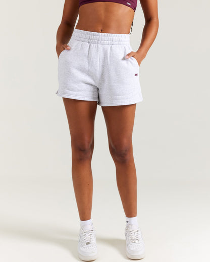 Omni Women's Shorts - Grey Marle/Cherry Cola