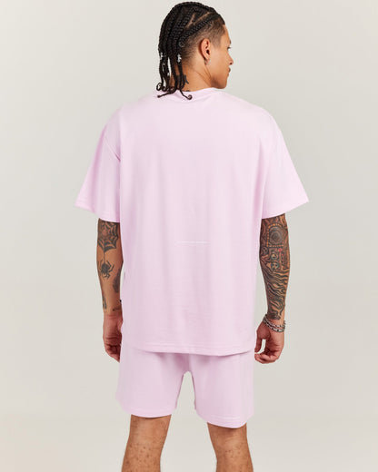 Arc Oversize Men's Tee - Soft Pink