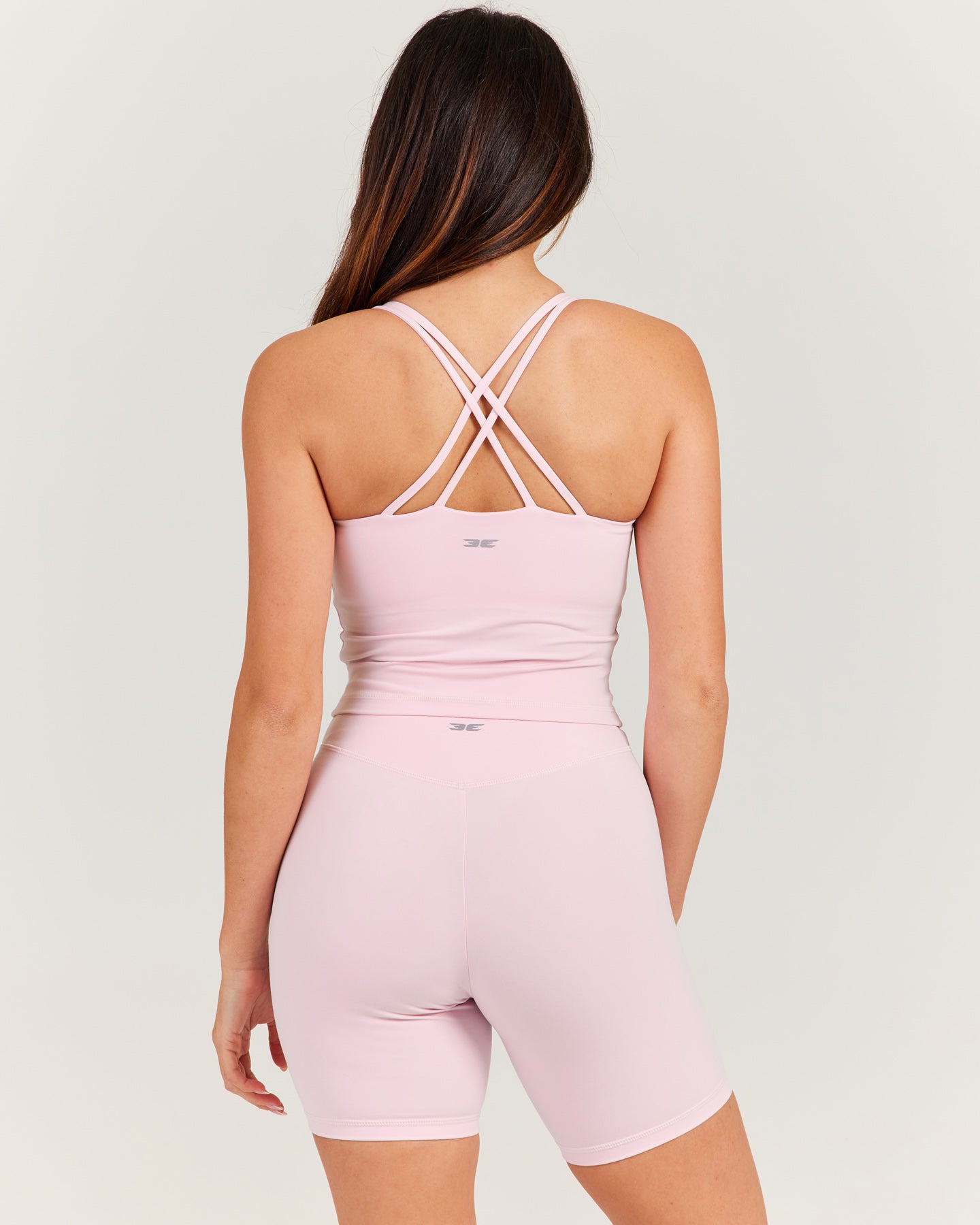 Aura Thin Strap Tank - Blush Pink