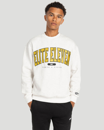 Track & Field Crewneck - Polar / Yellow
