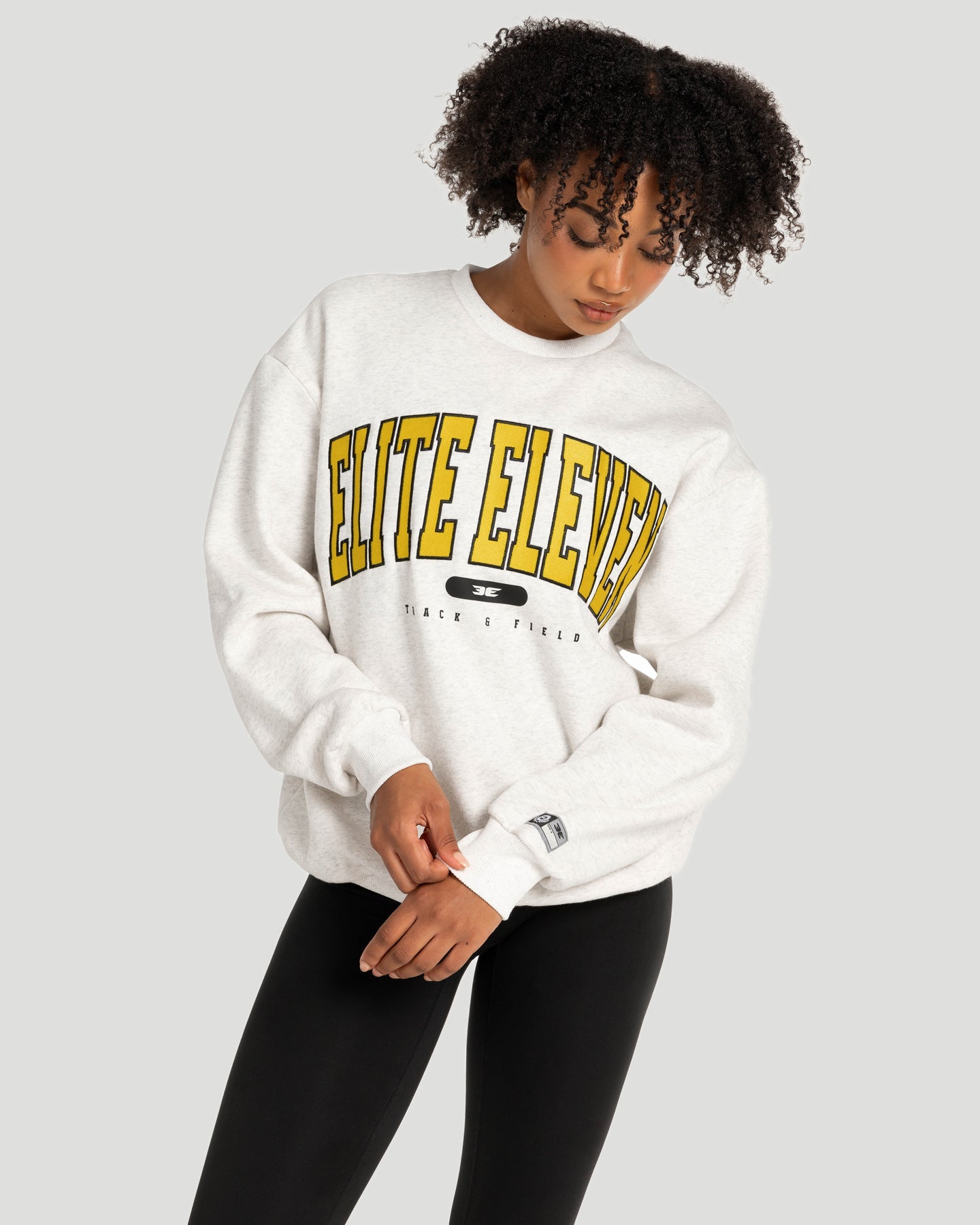 Track & Field Crewneck - Polar / Yellow